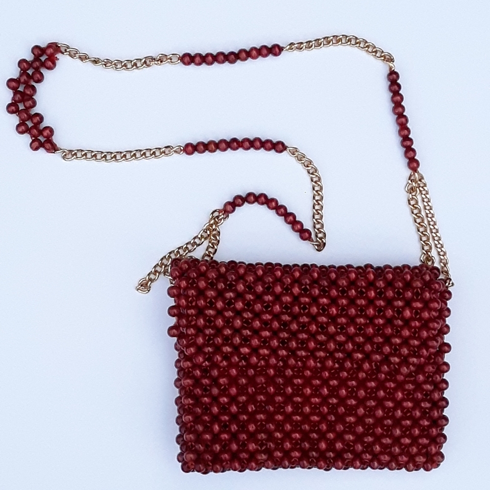 Vintage Bead Bag Made in Japan